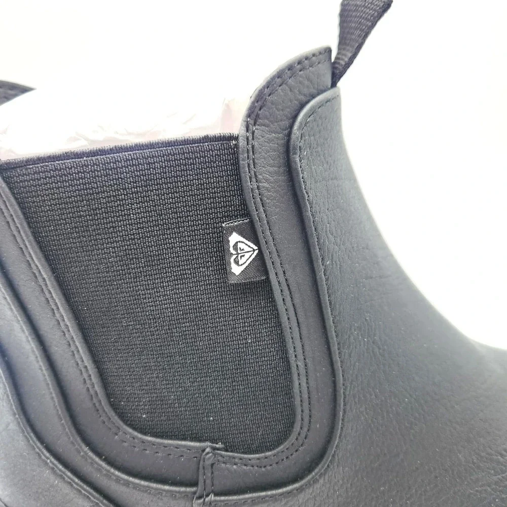 Roxy Womens Wonderland Faux Leather Chelsea‎ Water Resistant Ankle Boots